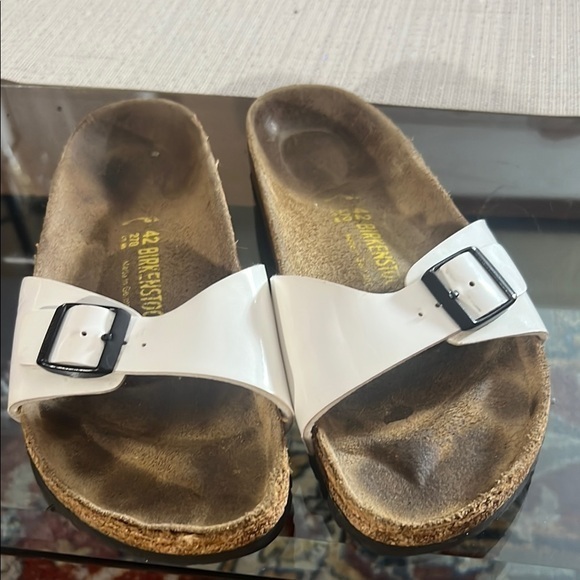 Birkenstock Shoes - White Birkenstock Sandals with Buckle